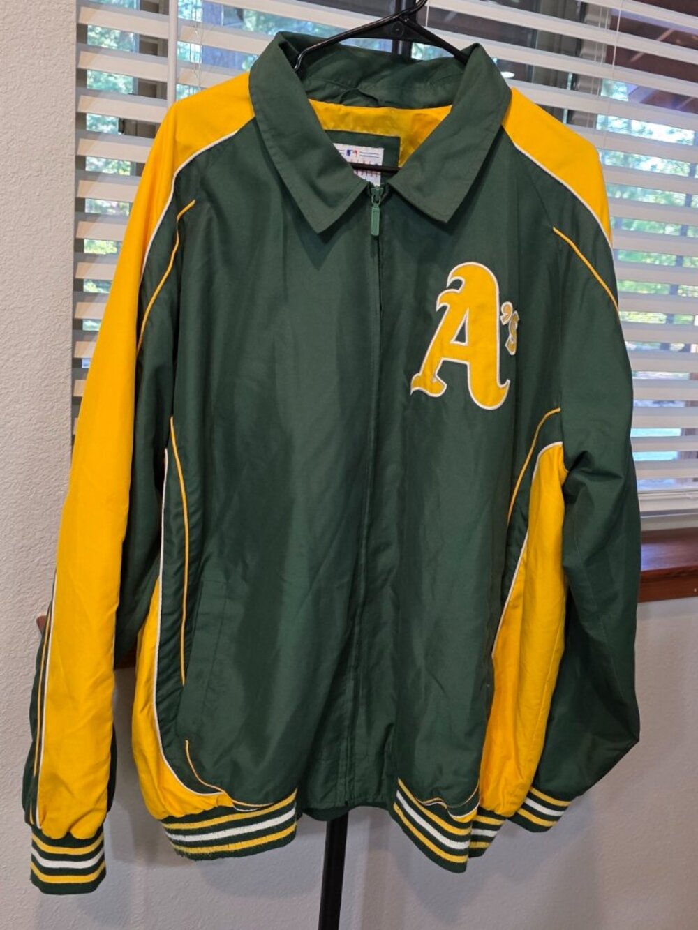Vintage Men's Oakland A's Track Jacket